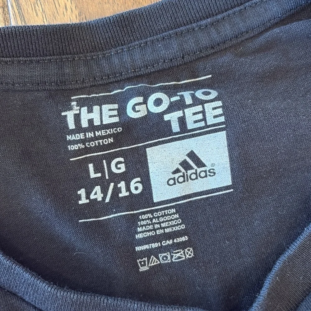 Adidas Kids Long Sleeve Black Columbus Crew SC Tee